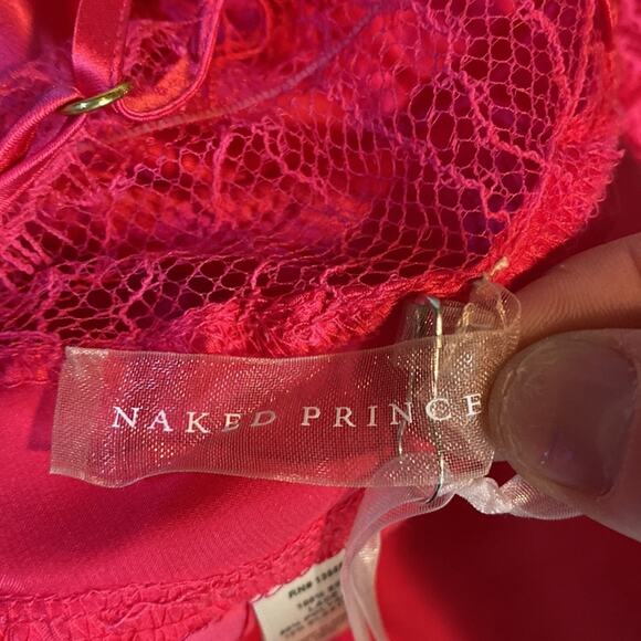 Naked Princess Silk Lace Ella Romper Sexy Lingerie New with Tags Size Medium - Picture 8 of 11